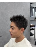 【ボックススパイキーパーマ】