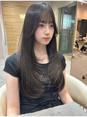 韓国大宮/レイヤーカット/グレージュ/透明感カラー/seri