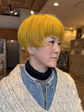 マッシュ アドベ 八戸ノ里(MASHU ADOBE) 【個性派】マニッシュマッシュとイエローカラー