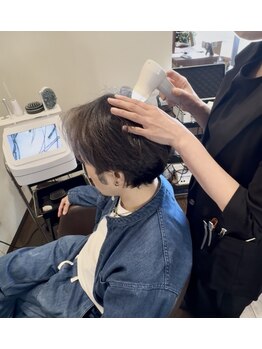 ルーツ バイ リズム(root by r-ism)の写真/マイクロスコープで徹底分析！抜け毛ケア、白髪予防を叶える内側からの美髪ケア◎ボリューム＆艶感アップ！