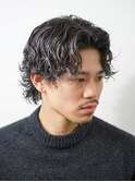 大人色気ツイストスパイラルセンターパート