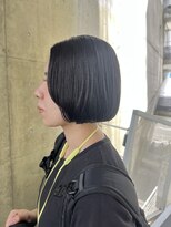バイ ユア オウン フラワーズ コロン カバ 松本駅前(buy your own flowers : kava)&nbsp;◎透明感ダークアッシュシャギーボブ×ブリーチなし20代30代