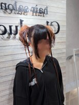 ヘアセット クラン ルシェ 心斎橋玉屋町店(hair set Clan luce) パピヨンツインテール/心斎橋ヘアセット