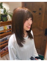 ラポール(Rapport) 透明感カラー×毛先のレイヤーで柔らかい雰囲気に!