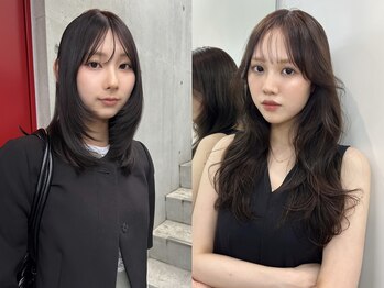 ヌーヴ(Nu:v)の写真/顔まわりまで計算したトレンド感たっぷりのレイヤーと柔らかい透明感カラー