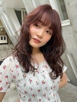 アンドケー 那覇おもろまち店(and K) 透明感ラテブラウン/レイヤーカット/艶髪/カール