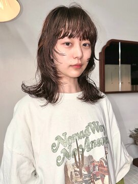テトヘアー(teto hair) ドライパーマ ミディアムレイヤー 無造作パーマ アンニュイヘア