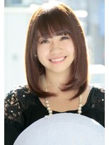 プレジール(PLAISIRS)&nbsp;【PLAISIRS】マロンブラウン☆セミディ♪