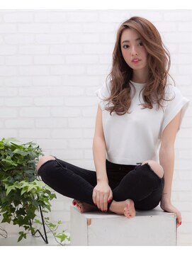 ヴィーブ ヘアー 伊丹店(VIB hair) ミルクベージュの愛されウェーブ