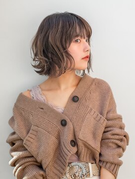 ヘアアンドエステ ヒロイン 西麻布本店(Hair&Esthe HIROIN) 【ラフかわ】Springウルフボブ【横顔美人】