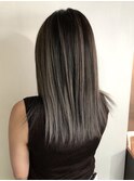 【rejoice hair】アッシュグレージュバレイヤージュ midori