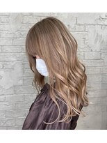 プライズ 池袋店(prize) クリームベージュホワイトブロンド暖色系カラーブリーチ池袋2171