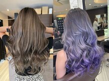 ヘアメイク フォックス 錦店(hair make FOX)の雰囲気（ぬけやすいお色は2週間以内のメンテナンス期間をもうけてます♪）