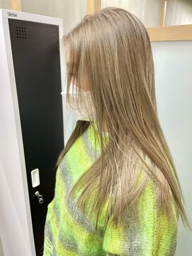 フレーム なんば店(FRAME) ダブルカラーでグレーベージュ♪