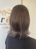 レーヴ バイ ヘアメイクカリス(reve by Hair make Charis) 裾カラー外ハネボブ【盛岡/滝沢/青山/髪質改善】