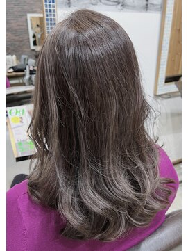 ディッシュ 五反田(dish) 3Dファイバープレックスハイライト☆チャコールグレーブラウン