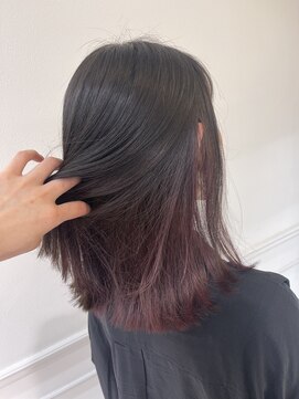 アプリバイリアン 浦和2号店(appri by Rien) インナーカラー/ミディアムヘア/デザインカラー