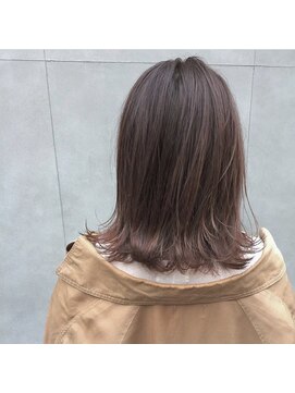 アリーズ シブヤ(ALLYS shibuya) ハイライト×ラベンダーベージュ ボブ 大人可愛い