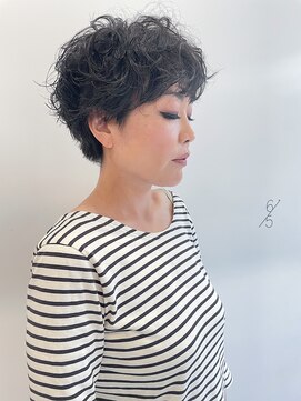ゴブンノロク(GOBUN NO ROKU) ショートウェーブパーマ/担当　竹橋