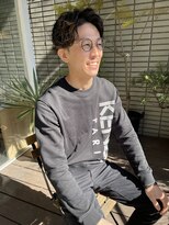 ダブル(W)&nbsp;【hair salon W】オトナセンター分けパーマ