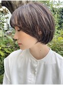 ショート ボブ 丸みショート 恵比寿 松崎