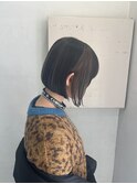 丸みボブ 切りっぱなしボブ 似合わせカット
