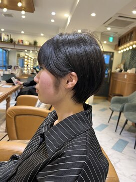 ロンド パルティール 大宮(Lond partir) 前髪パーマアッシュカラーレイヤーロンググレーベージュ[大宮]