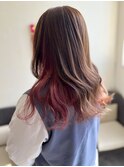 【essence】インナー×レッドベージュカラー