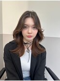 髪質改善＊ワンカールベージュミディ＊美髪【Zina南草津】