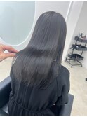 髪質改善＊黒髪うる艶ストレート＊美髪【Zina札幌】