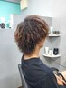 【メンズに大人気◎】カット＋パーマ（ツイストスパイラル・波巻き）￥15,000