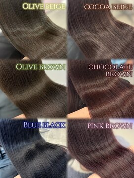 アイシー 表参道(ICY) 大人気透明感カラー艶髪オリーブブルーブラウンピンク