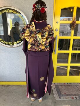 コーパル(copal) 振袖着付け・２０２５年成人式