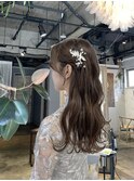 巻きおろしお呼ばれアレンジ