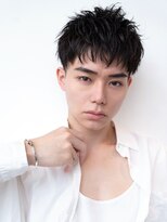 メンズショート/スパイキーショート/アップバング