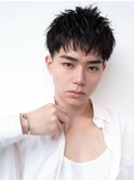 メンズショート/スパイキーショート/アップバング