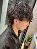 【木野限定】メンズカット+波巻きパーマ ￥11000
