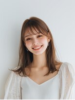 e.m.a プレミアムビューティーサロン 栄駅店(e.m.a PREMIUM BEAUTY SALON)&nbsp;レイヤーカット/イメチェン/外ハネボブ/美髪/ワイドバング/髪型