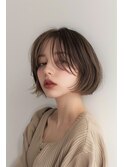 ボブ/センターパート/ミディアム/【lana hair新宿】