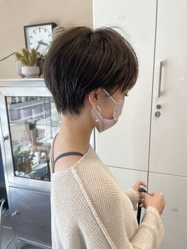 シアン バイ アルテフィーチェ(CYAN by artefice) ミニボブ　タッセルボブ グレージュ　髪質改善トリートメント
