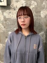 シータ(sheta)&nbsp;【表参道sheta小林】ブリーチなしダブルカラーオレンジブラウン