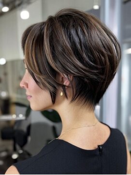 レリーオーファ 六甲(RelyOfa) 大人可愛いボブ×白髪ぼかし[六甲/髪質改善/白髪ぼかし]