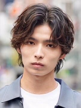 フィフスパーク(fifth PARK) 渋谷シャドウパーマ緩めルーズパーマ色気fifthメンズカット束感