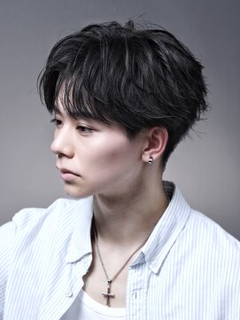 リップス レイ ギンザ(LIPPS Ray GINZA) コンマフェザーセンターパートショート/毛流れフェザーパーマ si