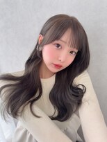カシュカシュ 表参道(cache cache)&nbsp;ブリーチなしで育てるカラー/オリーブグレージュ/オリーブカラー