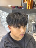 ブラック(BLACK) マッシュスタイル