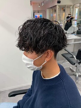ワンクリエーション 愛甲石田店(ONEcreation) アンブレラカラー前髪クールショートイメチェン