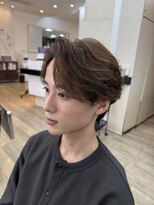 クレス 武蔵浦和店&nbsp;フェザーパーマセンターパートメンズウルフ
