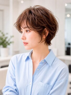 ルービック なかもず(Rubik's) 大人可愛いエアリーショート×透明感カラー