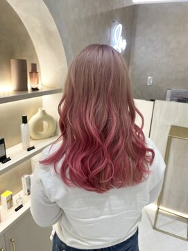 ジーナ 博多(Zina) ブリーチグラデーションカラー